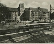 1930 Huize Katwijk  Raamweg en gracht vanuit het westen