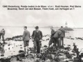 1940 Mutua Fides op stap naar Eiland Rozenburg  pootje baden in de Waterweg foto Nol Simons 320x231