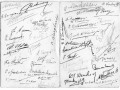 1940 feestmenu handtekeningen deelnemers