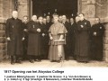1917 Opening AC met mgr Orsenigo met namen  van Thomas van Driel uit bezit fam Schellart 600x497