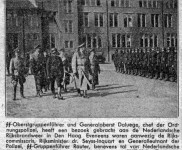 1943 5 maart  bezoek van Generaloberst Daluege in NL 677x600