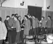 1954 Academie St. Bellarminus installatie nieuwe leden 4195 640x389
